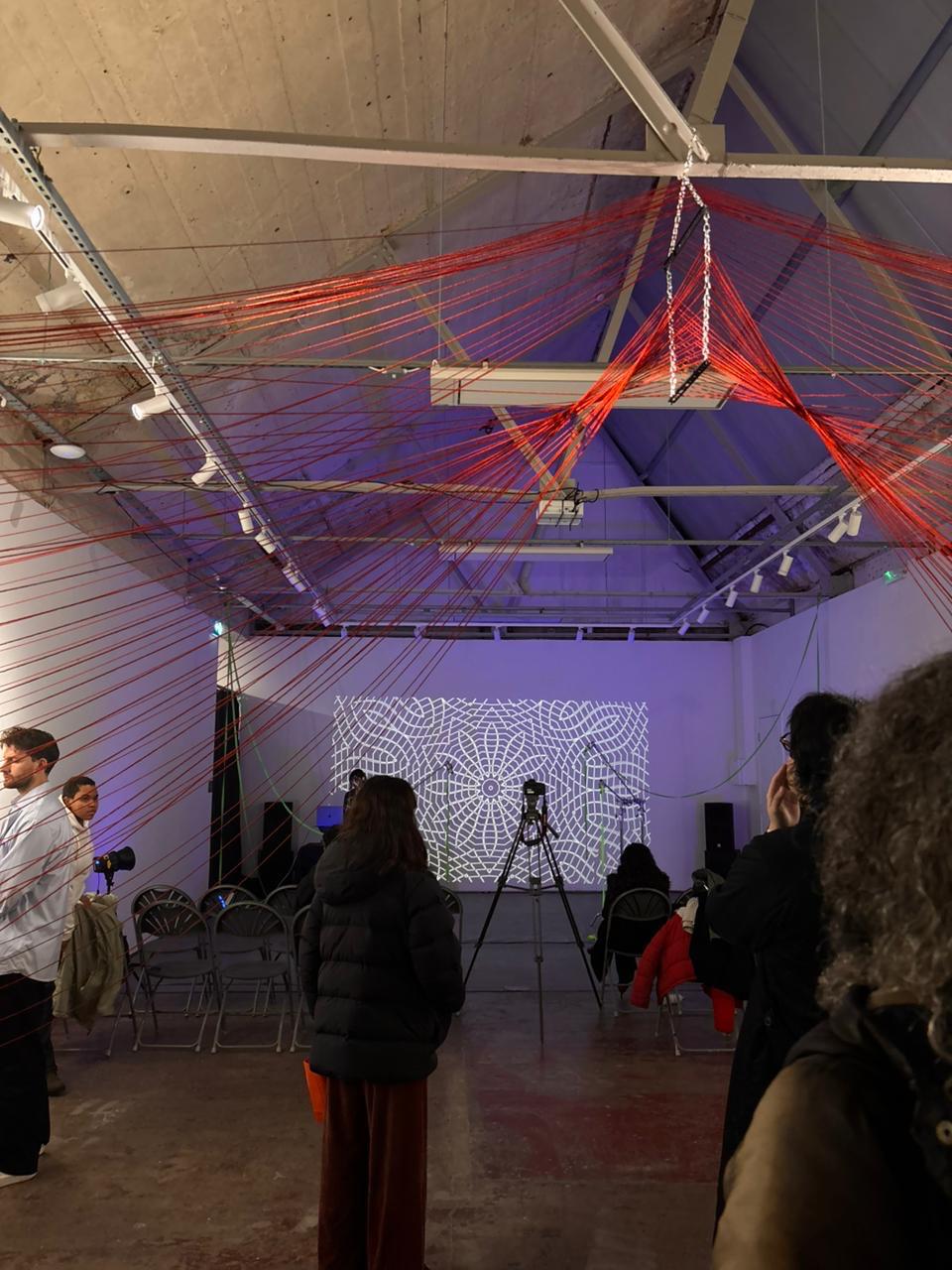 R.E.S.T.A.G.E — installation with projection