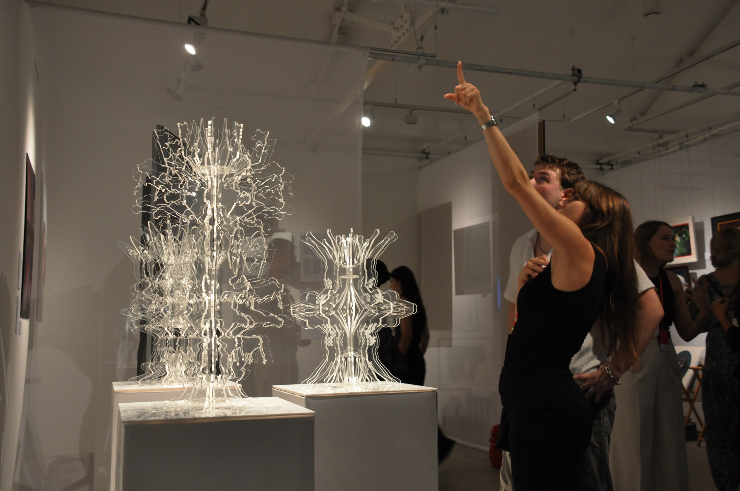 Direction for Movement sculptures installed at the gallery