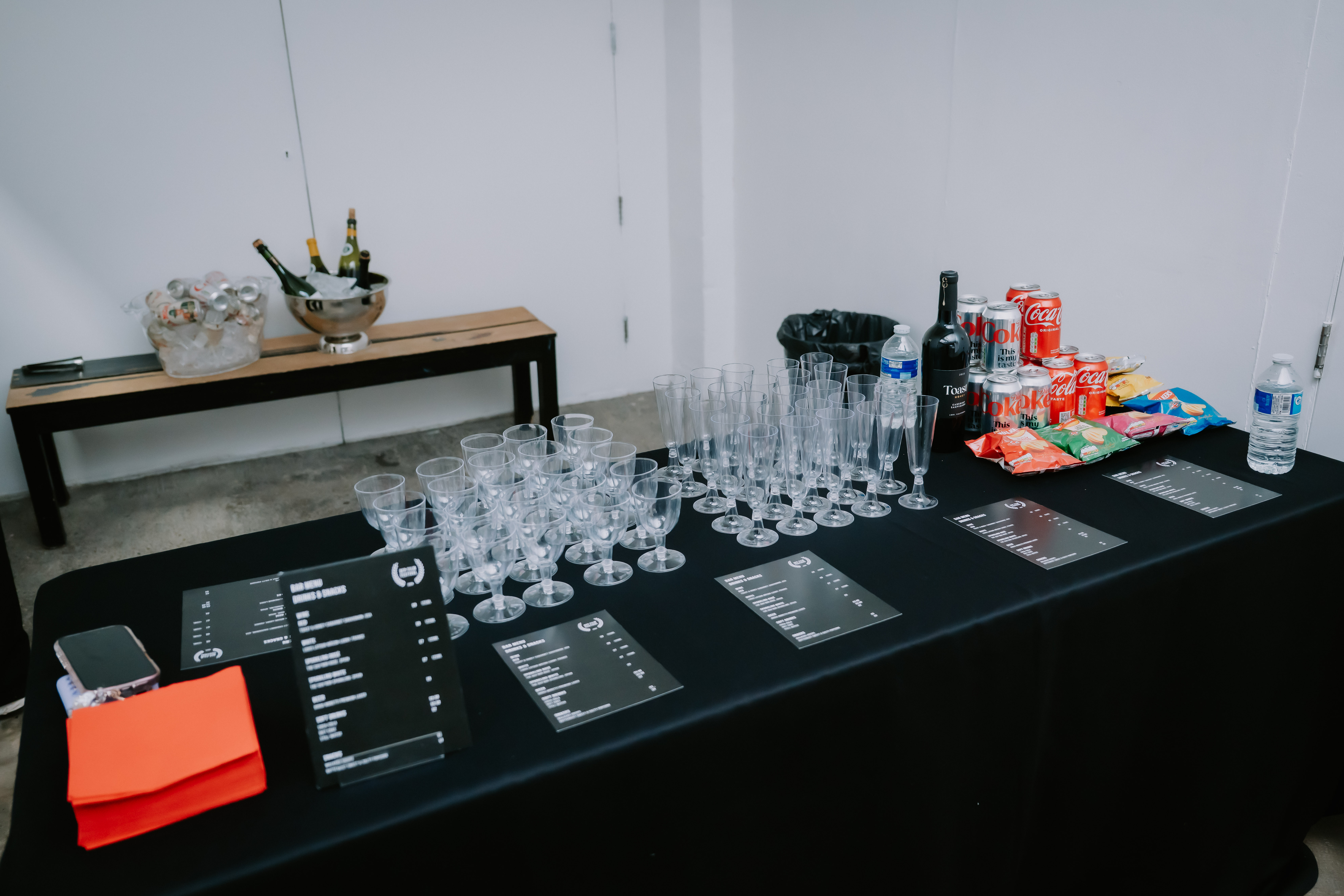D.F.P Festival London 2026 — reception table